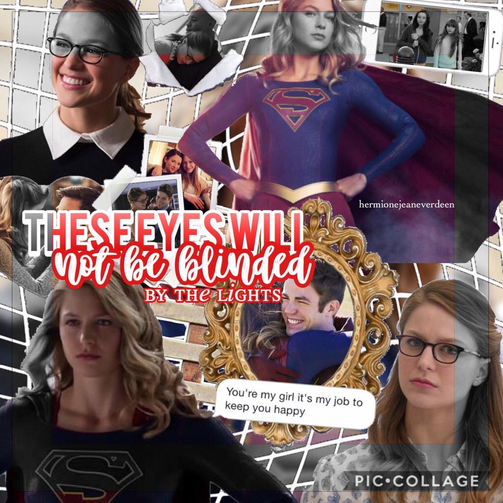 tap
first of all I don’t ship Barry and Kara, there’s a text message on their picture that may suggest it but I don’t, it just fit there but no offense to anyone that does. second, I actually really like how this turned out. it would be great if you could