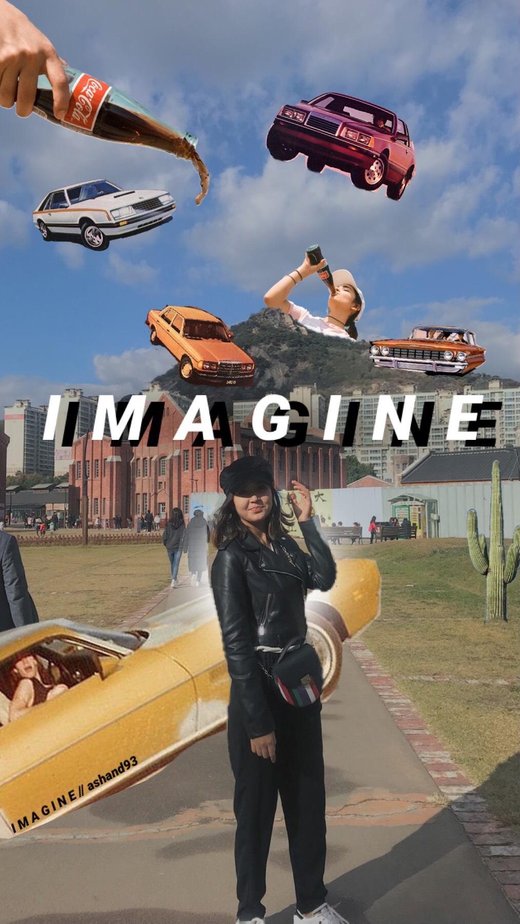 🚙 🥤 💫 
// ashand93 
imagine that a collage 😂😂 that was inspired by me calling an airplane ✈️ ( that was in the sky ) a car.. I was like look at that car 🚗 😂 smh 🤦🏽‍♀️.. 💓🌱 how are you?! 