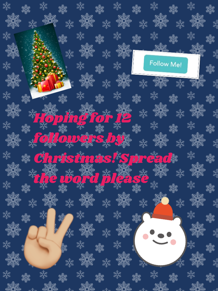 ✌🏼️please follow 
Happy Holidays 