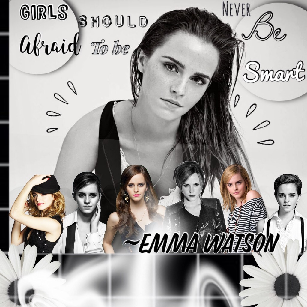 Tapp⚫️⚪️

Starting this new theme off with something new and some Emma Watson✌🏻

“Girls should never be afraid to be smart”~Emma Watson 
