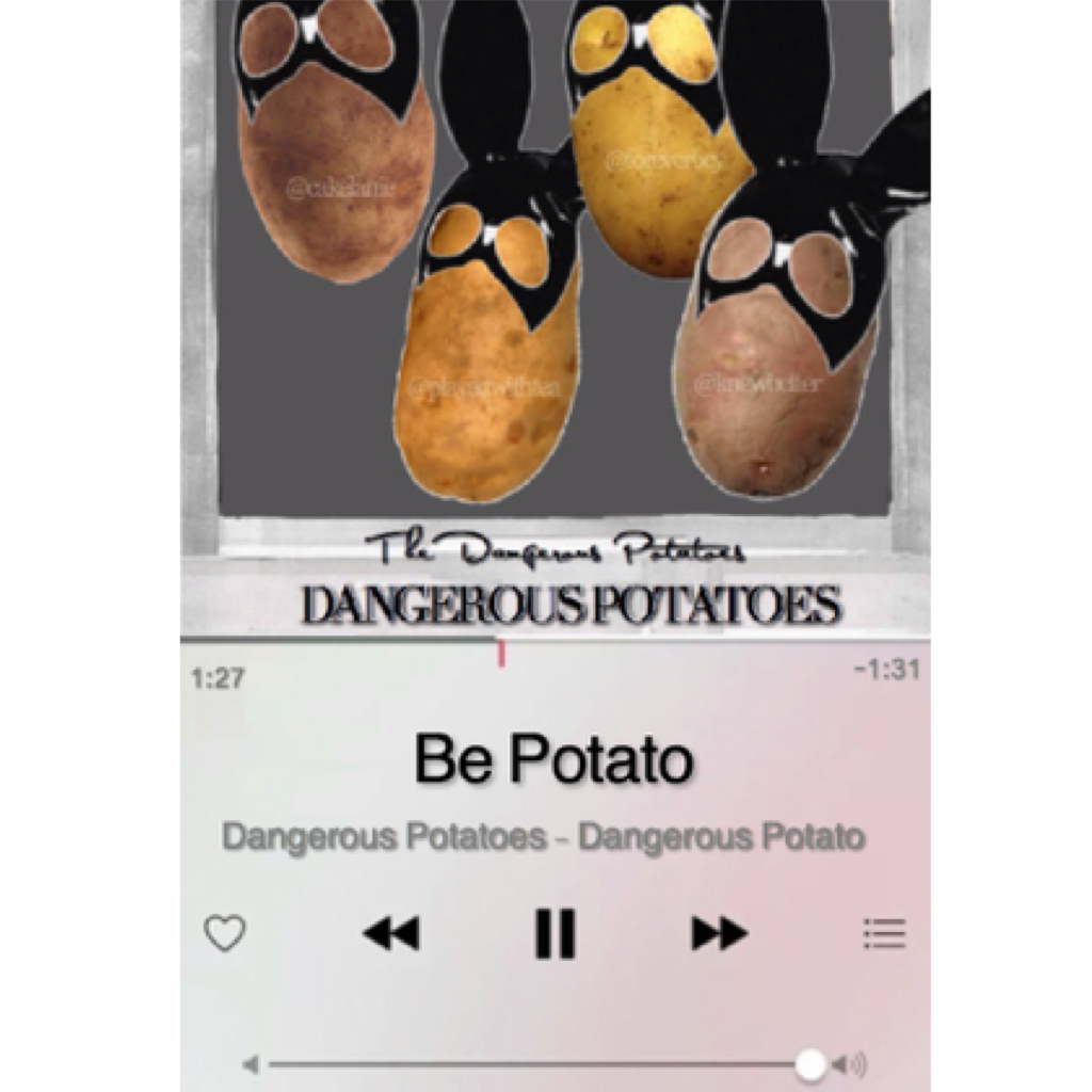 sorry for nothing new, hope this clears it up though!😘🌧 -the dangerous potatoes p.s you just gotta make up your mind, we decided, we're gonna be potato 💌