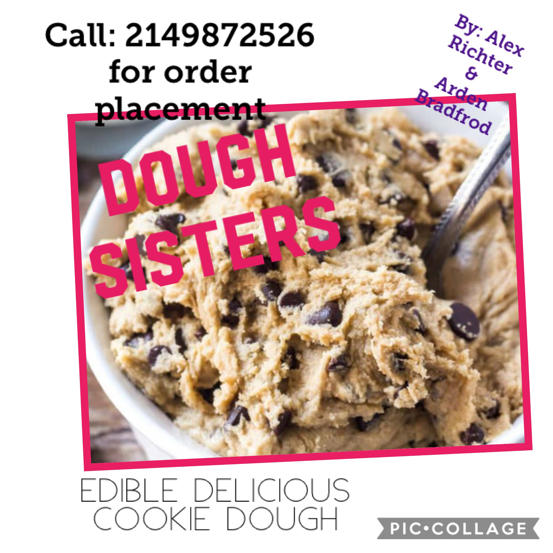Buy your edible cookie dough now!!

