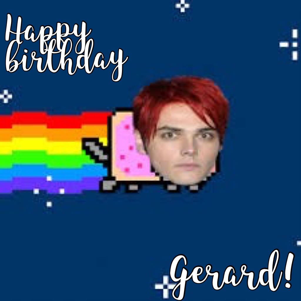 Tap
Also late but I can't not post for this killjoy. I'll go home. Happy 40th Gerard Way! (Patrick, your next..)