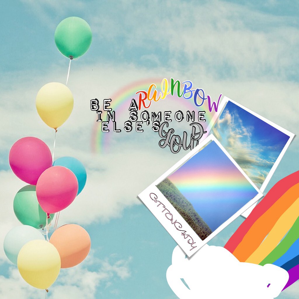 🦄Tap🦄
QOTD: What state do you live in?
AOTD: Wisconsin
Simple collage! Rate 1-10? Tags: PCOnly, rainbows, C0TTONCANDY Balloons PNGs 