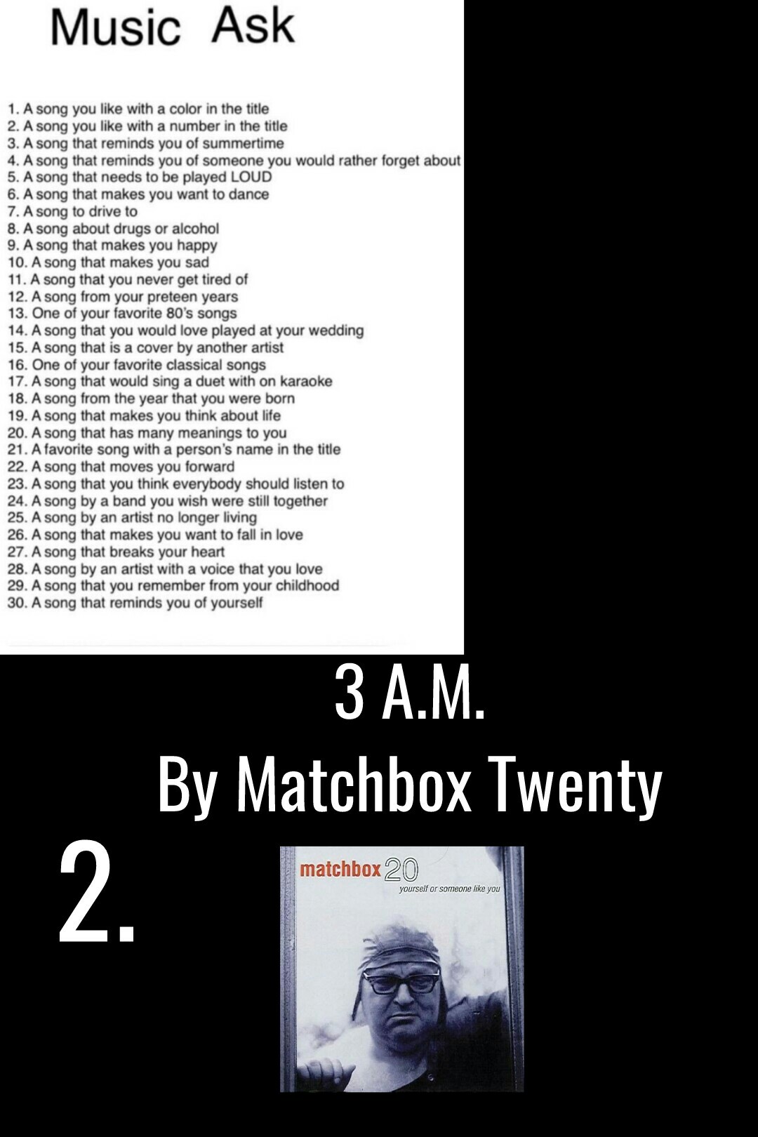  2-3 A.M. By Matchbox Twenty 