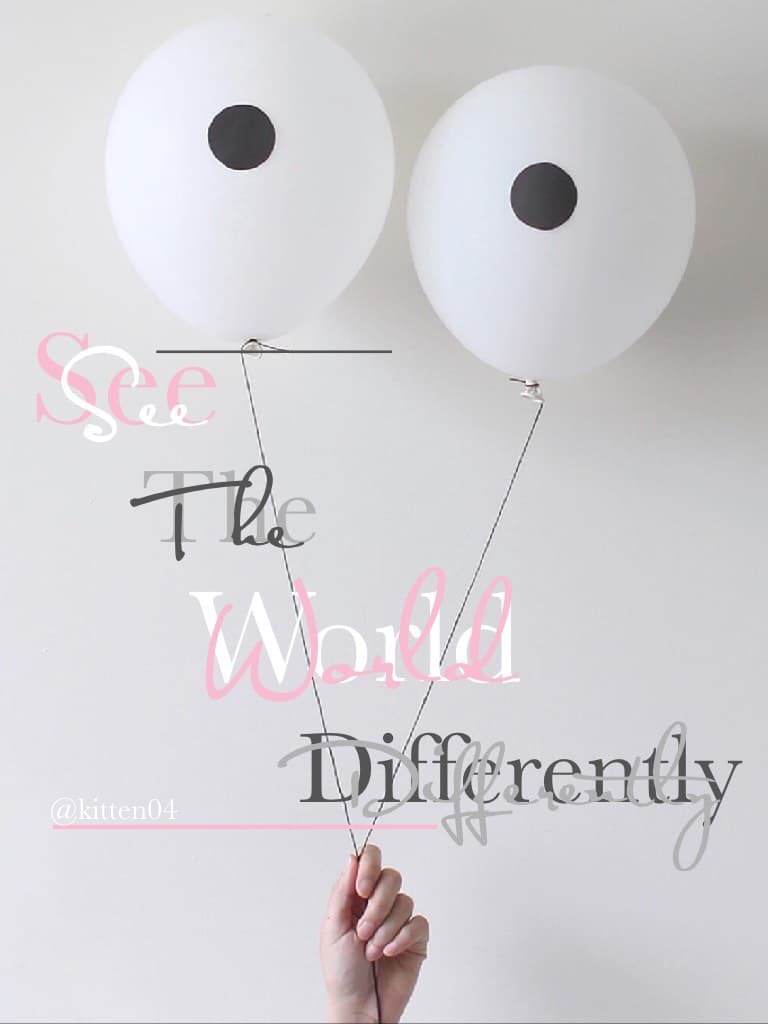 The world (tap)
Sorry I had posted this read last posts description anyway a bit of inspiration for 2018 let’s all look at the world differently 
Meow 😸