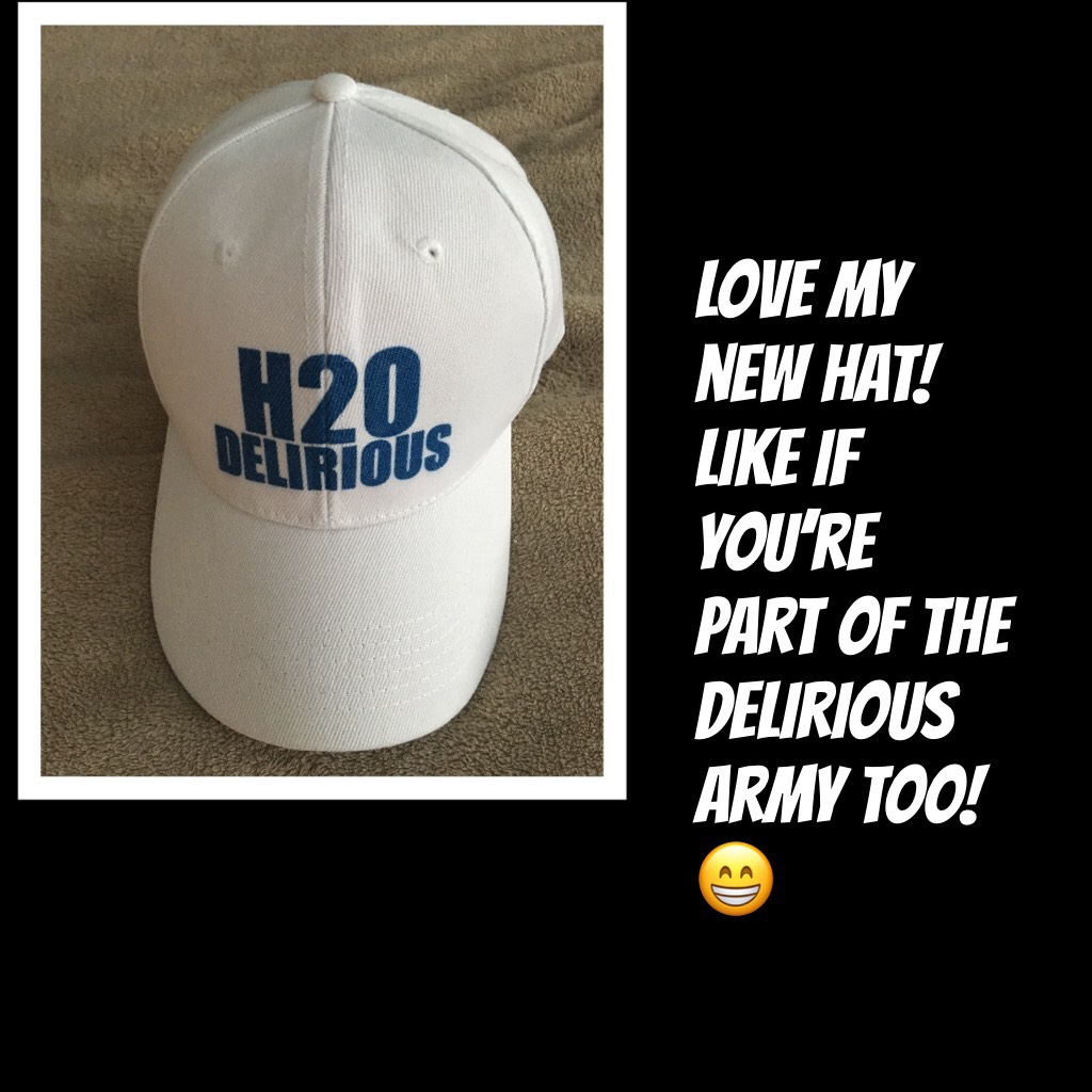 Love my new hat! Like if you’re part of the Delirious army too!😁