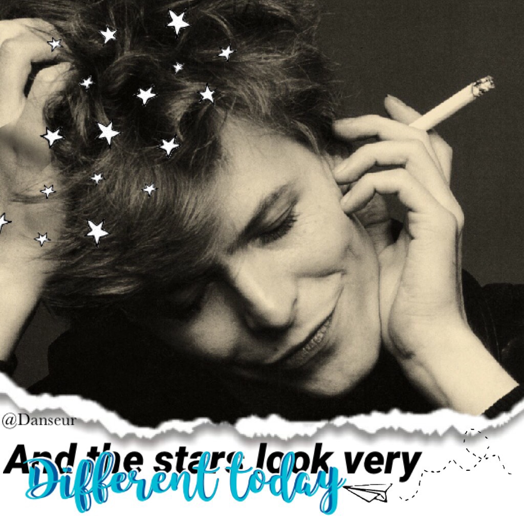 ✨Tap✨
Hey guys. I LOVE this song! it’s so well written, and so sad at the end! “Space oddity” by David Bowie. Rate: 1-10. QOTD: Favourite David Bowie song (I feel like no ones gonna know who that is, but you ALL should) AOTD: IDK probably Space oddity  By
