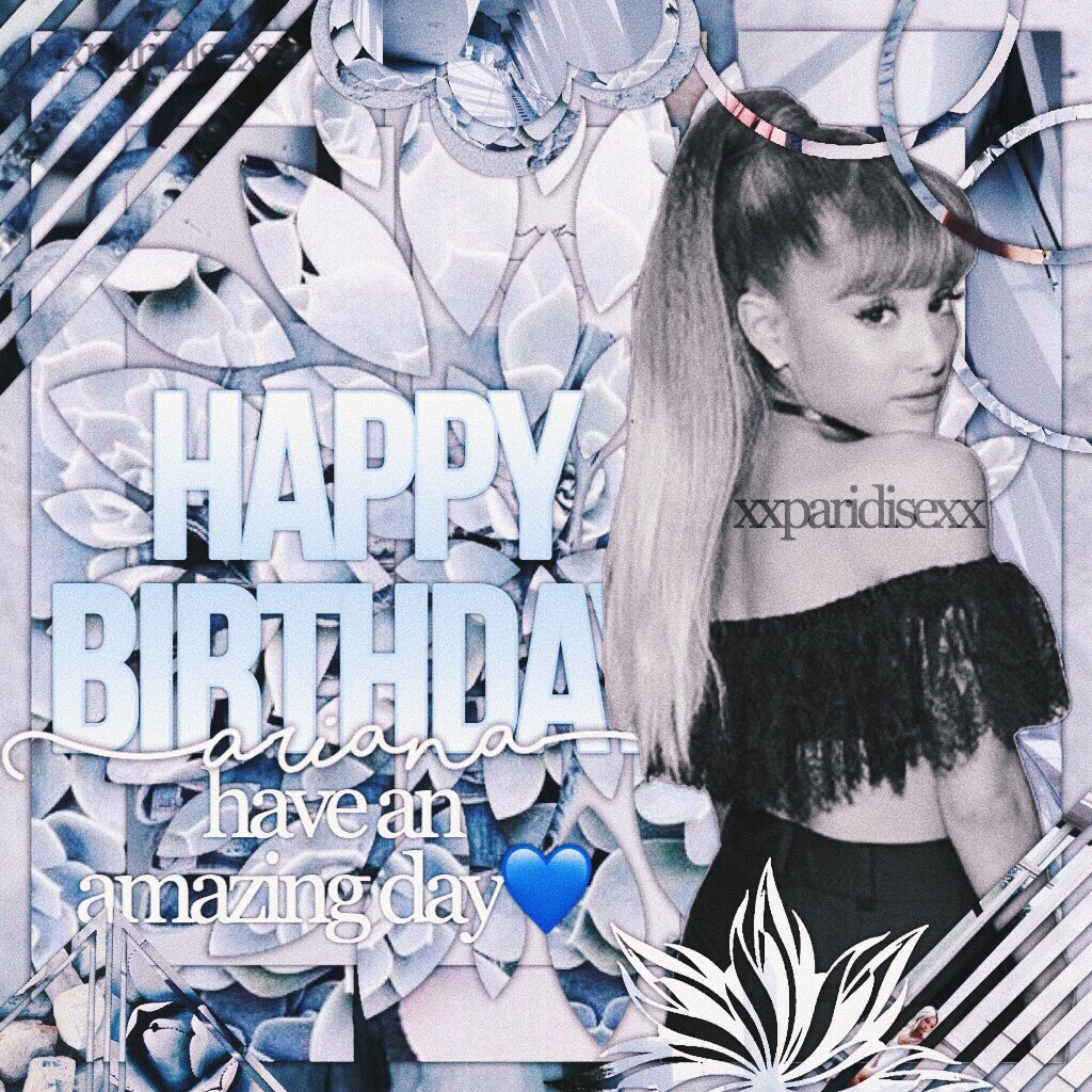 Hello!👋🏽 I CANT BELIEVE ARIANA IS 24😭😭😭our baby is growing up BUT SHE WILL FOREVER BE MEH QUEEN!!❄️RATE!:1-10❄️ I'll probably post a couple more edits of this theme then start a new one! I love you and have an amazing day💓☺️ | 🌷check comments🌷