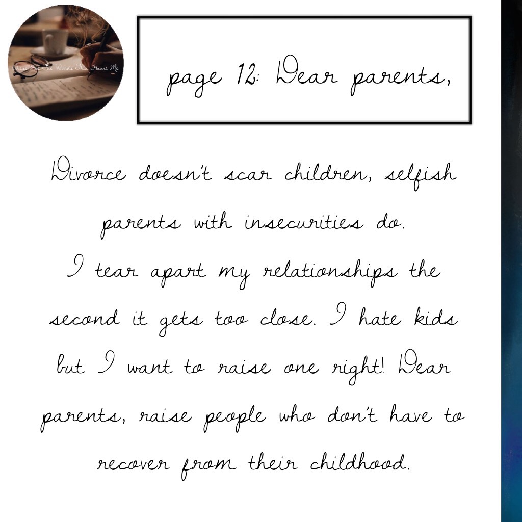 Page 12: Dear parents 