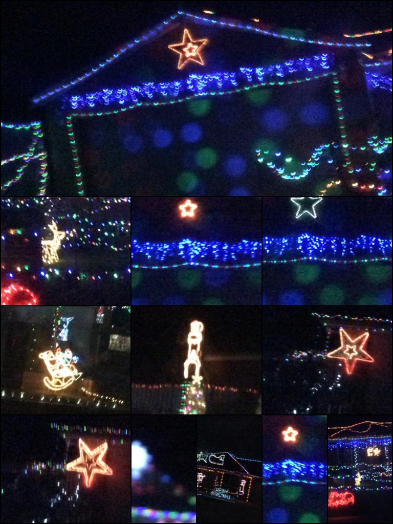 Went looking at Christmas lights🎄🎄