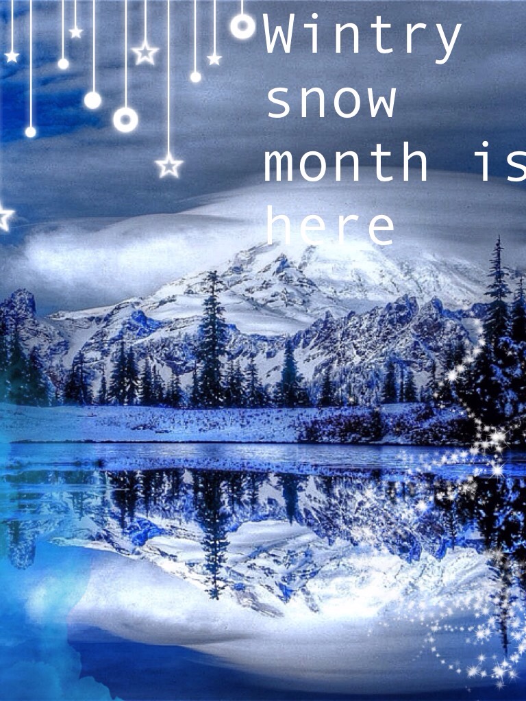 Wintry snow month is here 