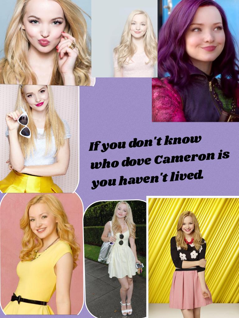 If you don't know who dove Cameron is you haven't lived.  