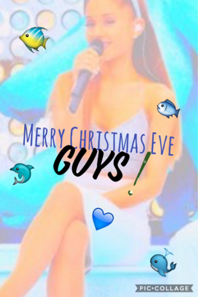 Tap💙

 Merry Christmas Eve guys! 🐳💜😘
-1 Day for Christmas 
 Happy Christmas Eve!   🦄💜👑        Do you like this collage?     write in the comments!😘👑🦄
