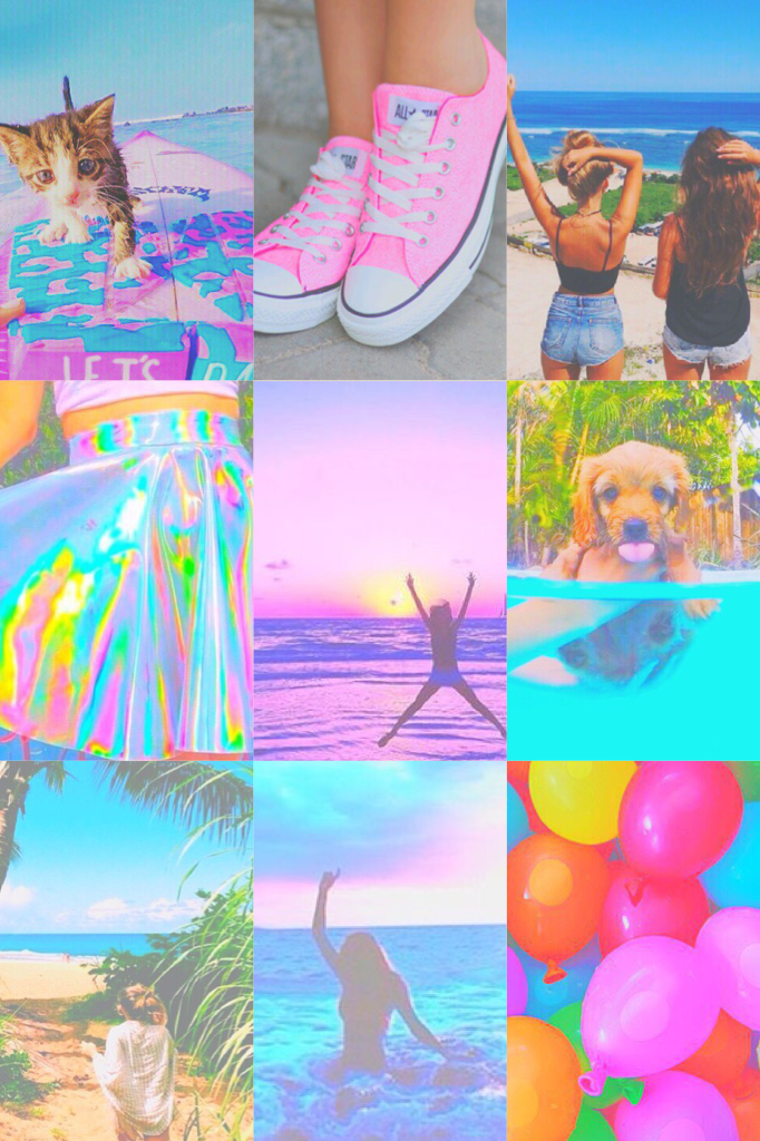 Pastel collage! Feel free to use as a background for your collages, no credit needed :) btw this is -tropical 