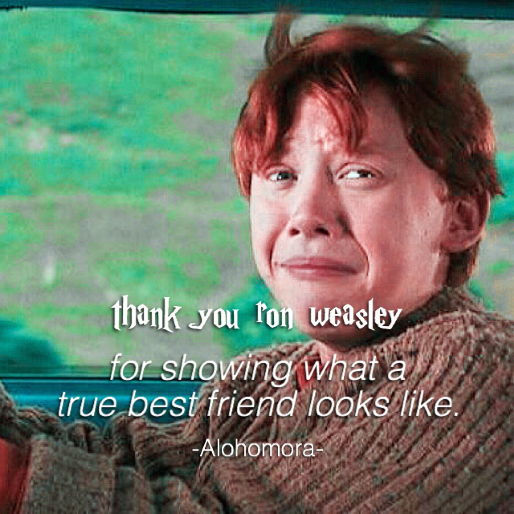and since there is no one like ron, i don’t have any friends in real life 😂❤️