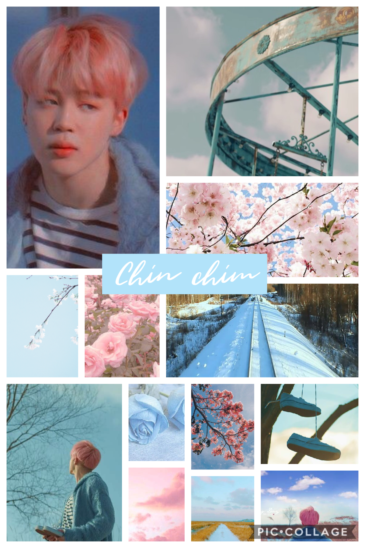 I had spring day stuck in my head and I also had one of Jimin’s weird saying so I decided to make an edit of chim chim 💖👏🏻