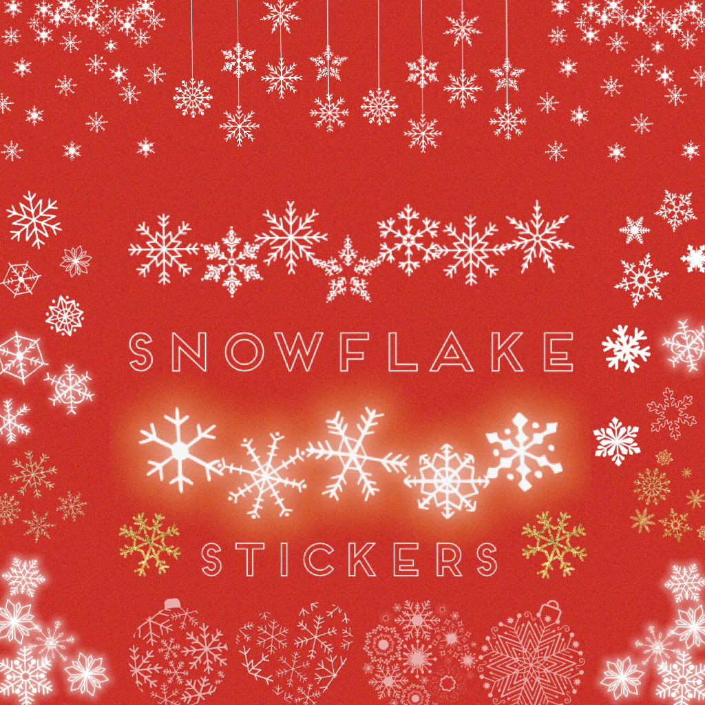 ❄️❄️❄️ Snowflake stickers! ❄️❄️❄️