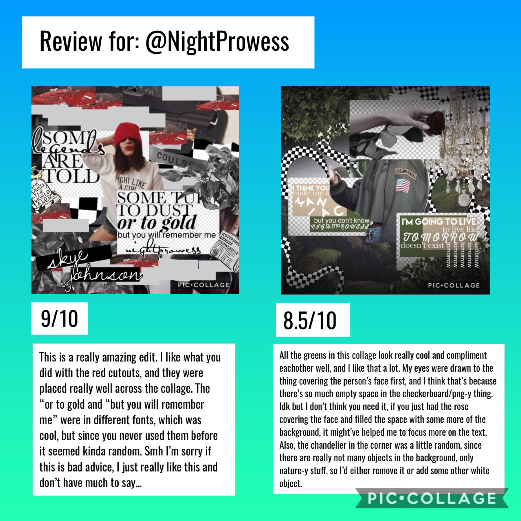 Account review for @NightProwess ❤️ 