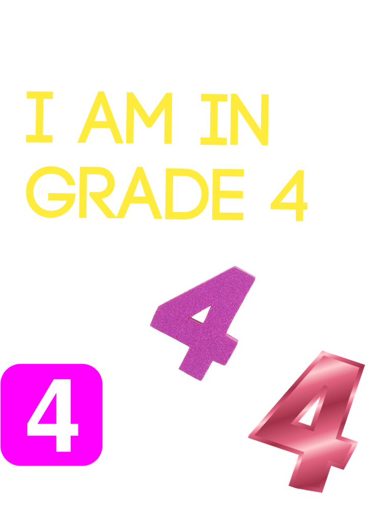 I am in grade 4