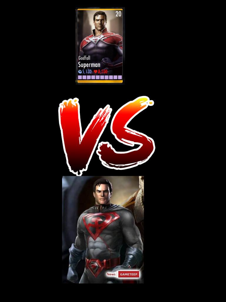 Injustice: god fall superman v red son superman