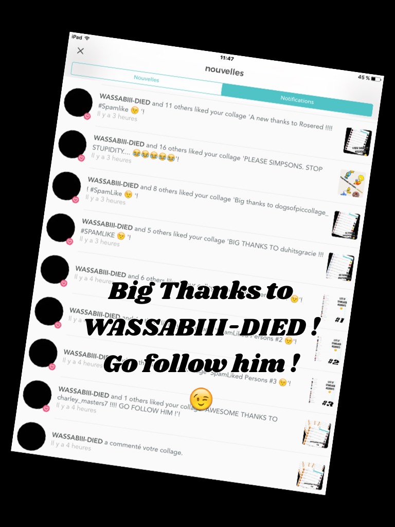 Big Thanks to WASSABIII-DIED !
Go follow him !
😉