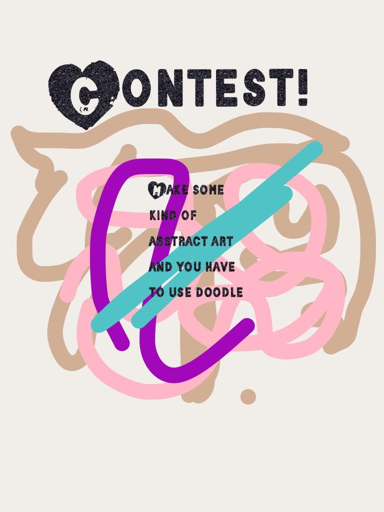 Contest! Please do this contest for me!😄