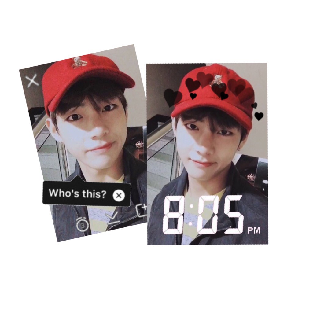 🍄Click 🍄
Taehyung snapchat theme? What do you think? I might do more of these if you like them. Also two youtubers you should watch are Ben J Pierce and Conan Gray, they are both so wholesome and aesthetic go check them out.