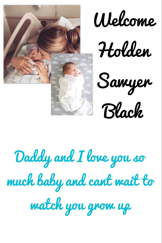 Welcome Holden Sawyer Black